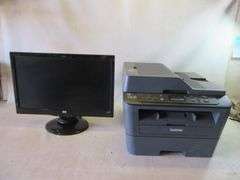 HP Monitor, Brother Printer