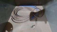 Contents of Bin: Wire, Outlets, Plugs, Incandescent Dimmer, Wall Plates, Duplex Receptacle, Switches