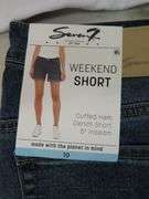 2) Seven7 Shorts, Ruched Button Up, Rafaella Short Sleeve Top