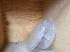 Contents of Bins: Sockets, Transformers, Magnetic Ballasts, Light Bulbs, Pull Chain Lamp Holder and 