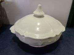 Basket, 2) Lanterns, Soup Tureen, Cream and Sugar Ser