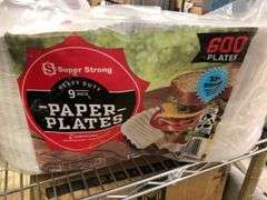 2) Ultra Paper Plates, Super Strong Paper Plates