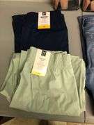 2) Reebok Hipsters, Straight Jean, 2) Ankle Legging, 2) Wide Leg Pant