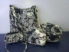 Vera Bradly Handbag, Wallet, Makeup Bags