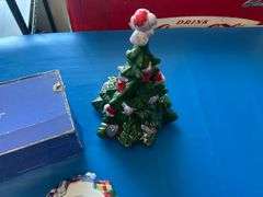 Avon Glassware, Ceramic Christmas Tree