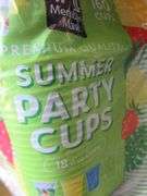 Summer Party Cup Pack, 2) Summer Party  Plate Packs