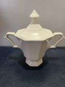 Basket, 2) Lanterns, Soup Tureen, Cream and Sugar Ser