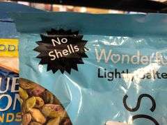 2) Blue Diamond Almonds Lightly Salted, Wonderful Lightly Salted Pistachios