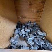 Contents of Shelves: Adaptabel, Door Release, Back Box, Metal Brackets, BX Connectors, Grounding Bus