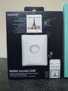 Fuji Instax Square Link Smartphone Printer, Printer Case, Film