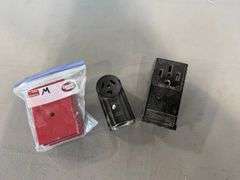Metal Wheel Chocks, Surface Mounting Receptacle, Dryer Receptacle