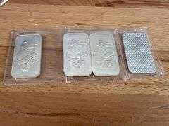 4) 1oz Buffalo Silver Bars