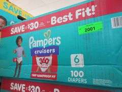 2) Pampers Cruisers Size 6