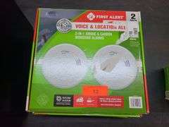 4) First Alert 2-in-1 Smoke & Carbon Monoxide Alarms