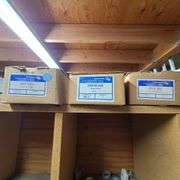 Contents of Shelves: Adaptabel, Door Release, Back Box, Metal Brackets, BX Connectors, Grounding Bus