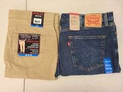 Men's Levi 511s and Iron Co Pants