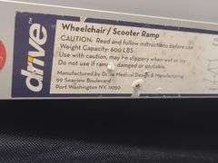 Drive Wheelchair / Scooter Folding Ramp with Cover