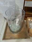 Organizer, Crystal Balls, 5) Candle Holders, Wooded Tray