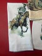 Western Patterned Towels, Shelf Liners
