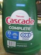 2) Cascade Complete Dish Soap, Cascade Total Clean Dish Pods
