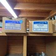 Contents of Shelves: Adaptabel, Door Release, Back Box, Metal Brackets, BX Connectors, Grounding Bus