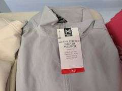 9) Men's Shorts, Half Zip Pull-Overs, Saxx