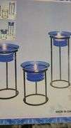 Votive Candle Trio Blue Nib Set