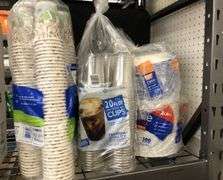 Dixie Deepdish Plates, Dixie Ultra Plates, Clear Cups, Dixie To Go Cups