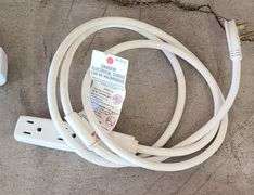 2) Power Strips, 2) Extension Cords