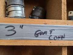 Contents of Top Two Bins: EMT Couplers, EMT Connectors, Angle Couplers, Locknuts, Nipples and More