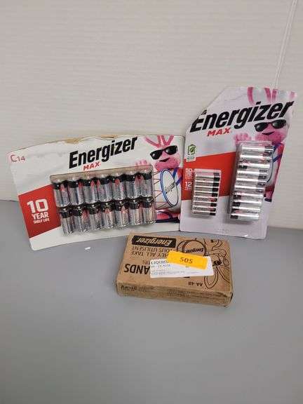 1) Energizer AA Battery 48CT 1) Energizer C Battery 14 CT 1) Energizer Variety Pack AA 20 CT AAA 16C