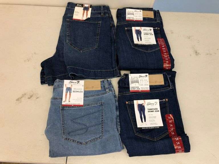 2) Seven7 Skinny Jean, Seven7 Bermuda Short, RM Short