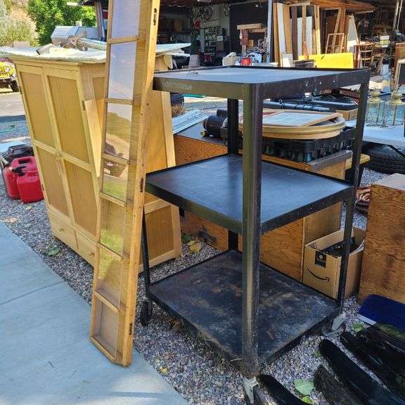 Wall Magazine Rack, Metal Utility Shelving