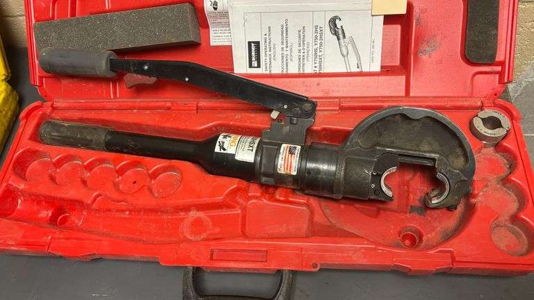 Hand Operated Hydraulic Crimper