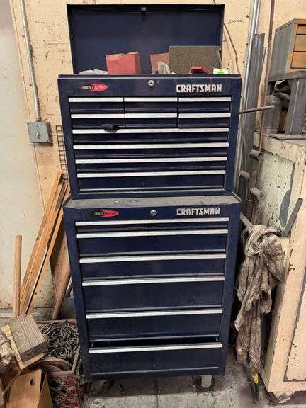 Craftsman 2-Tier Rolling Toolbox with Contents
