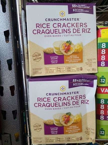 2) Crunchmaster Rice Crackers - Prime Time Auctions, Inc.