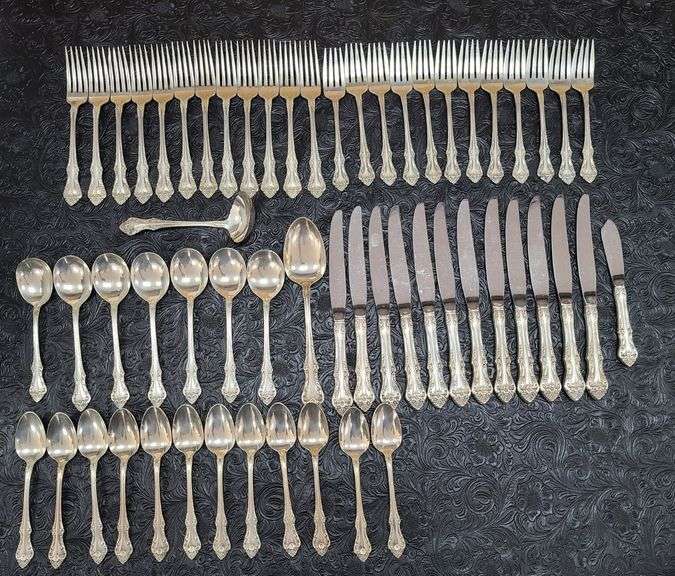 58 Pcs. Melbourne by Oneida Sterling Silver Flatware Set