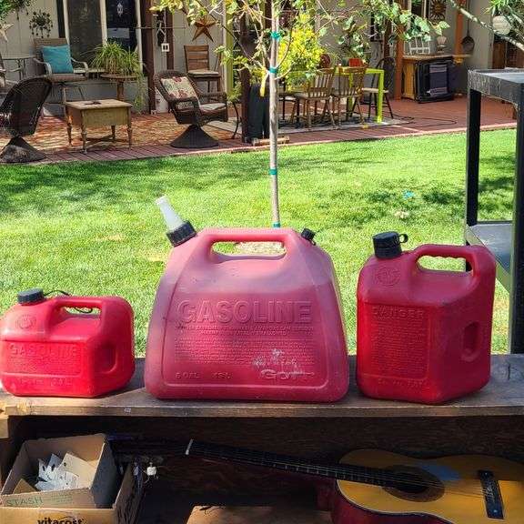 3) Gas Cans