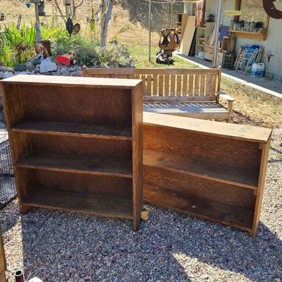 2) Bookshelves