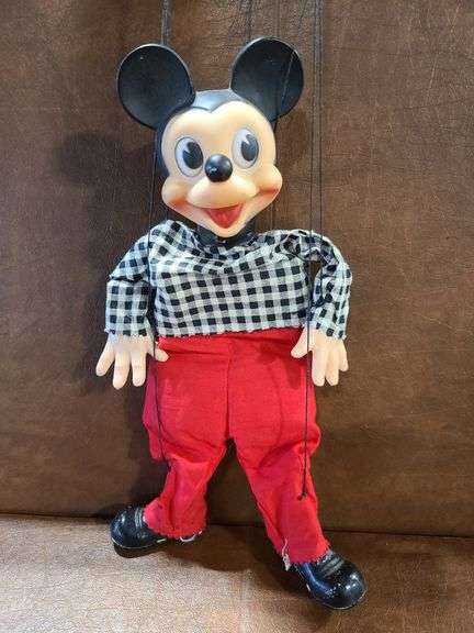 1950's Gund Mickey Mouse Marionette Puppet