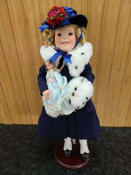 Danbury Mint Limited Edition Shirley Temple Porcelain Collector Doll 18"