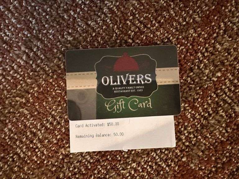 $50 Olivers Gift Card