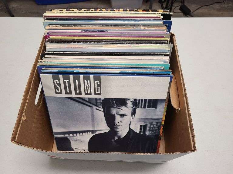 Vinyl Records - Night Ranger, AC/DC, Cheap Trick, Phil Collins, 20 ...