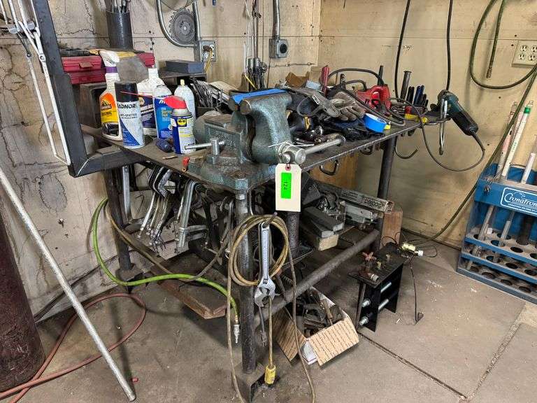 Wilton 1755 Vise, Steel Welding Table *