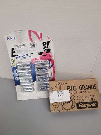 1) AA Energizer Batteries 18 PK 1) AA Energizer Batteries 48PK