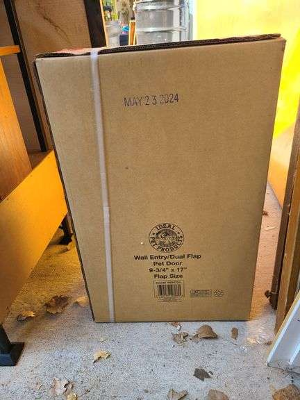 Wall Entry/Dual Flap Pet Door 9-3/4"x17"