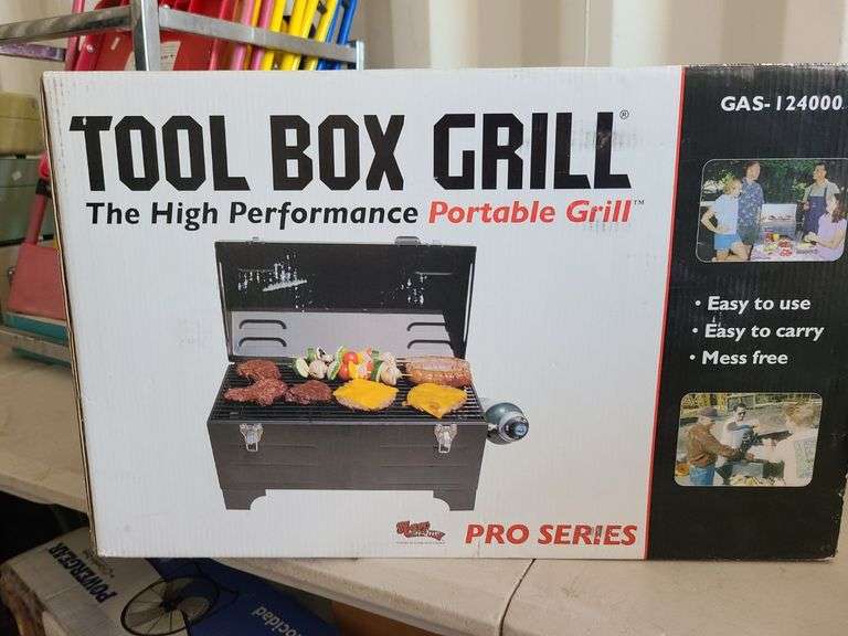 Tool Box Portable Grill