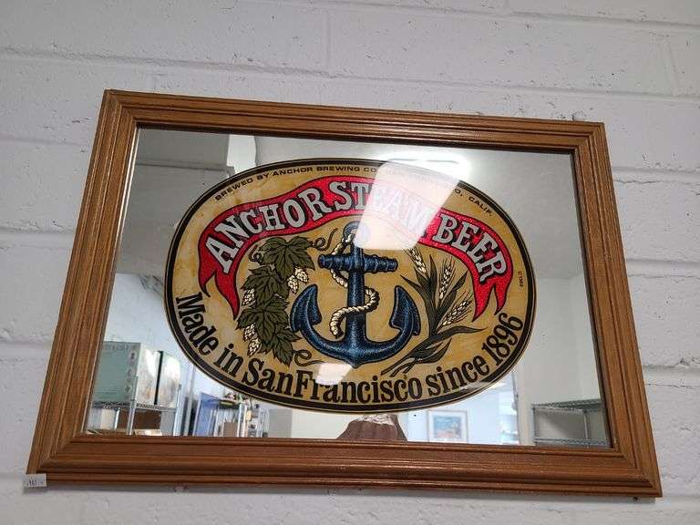 Anchor Steam Beer Mirror Sign