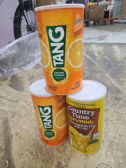 2) Tang Drink Mix, Country Time Lemonade Drink Mix