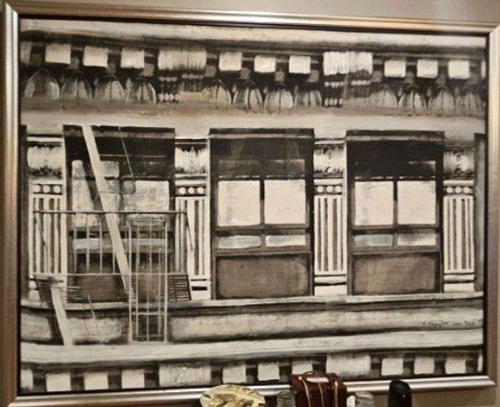 Contemporary Urban Building Facade Art Piece